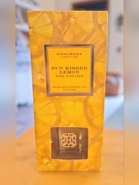 Homeworx Sun Kissed Lemon Reed Diffuser 4 fl oz Harry Slatkin